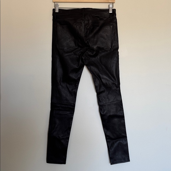 FRAME Le Skinny Leather Pants 27 - Picture 6 of 11
